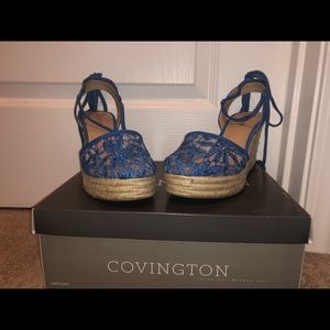 Covington Blue Wedges